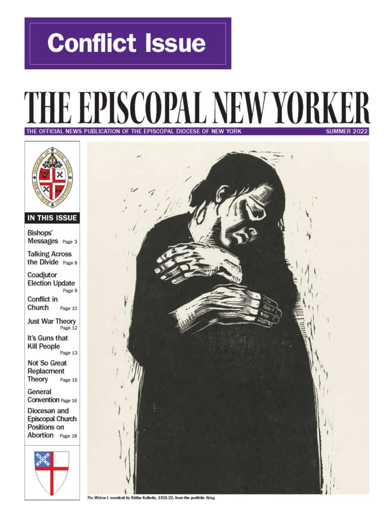 Front Page of Summer Episcopal New Yorker